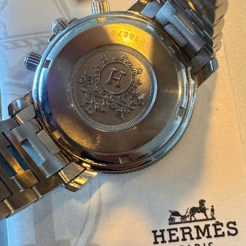 Hermès Clipper Chronograph Watch - Picture 5 of 5